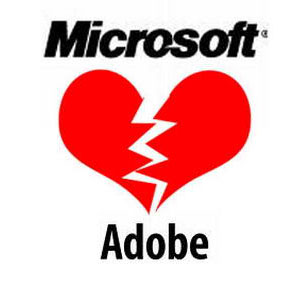0101.vn - Microsoft bắt tay Adobe để “đối đầu” Apple?