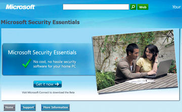 0101.vn - Microsoft Security Essentials phần mềm diệt virus miễn phí  của Microsoft